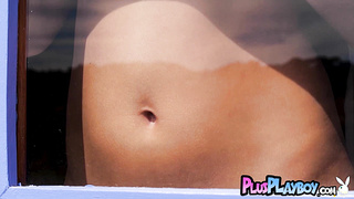 Big tits blonde posed with sexy friend