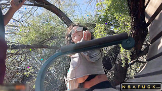 Busty Girl wants to Sloppy Suck him off