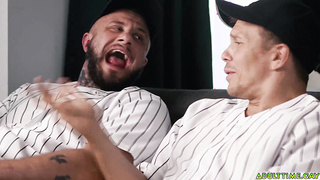 Ethan Chase and Crush Daddy cramped their cocks