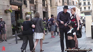 Brazilian slave humiliated in public