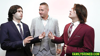 Stepbrothers watching stepsisters get fucked