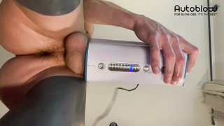 WILD POV of Hoss Kado using Autoblow
