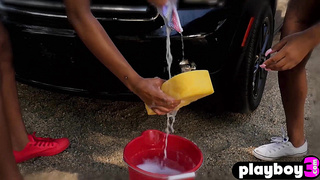 Kelly twins posed and showed big tits