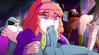 Mystery Detectives Velma & Daphne Encounter MONSTROUS Cocks ▪ EXCLUSIVE 4K Group Sex Animation