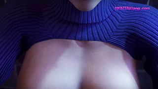 Tifa Night Club Sex [4k] HQ 3D MILF Parody