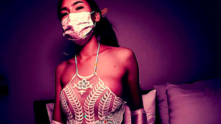 Cute Asian teen ladyboy blowjob and anal