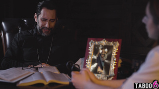 Priest fucks virgin teen in her ass