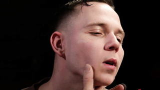 Pierce works Danny Wilcoxx over with the crop