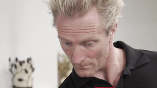 Bearded Tommy Pistol shoots out his sticky jizz on busty London River and Kayley Gunner