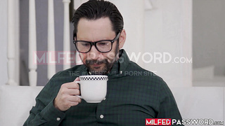 Long haired hottie Lucas frost delivers his throbbing package to my wet twat