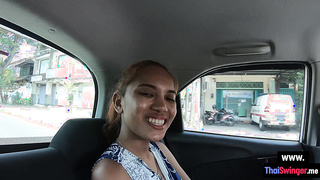 Asian teen got big cock from the back