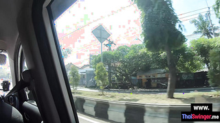 Asian teen got big cock from the back