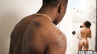 Guy banged his sexy ebony college crush