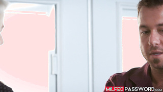 Muscled Chad White investigates the inside of my vag using his long cock