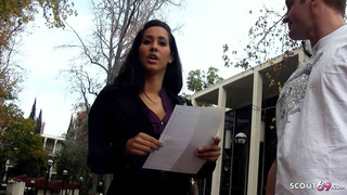 Latina Cougar at Pickup Casting Sex