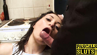 Brunette babe Valentina Bianco hammered roughly by Pascal