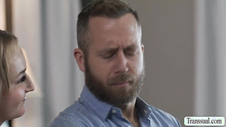 Seductive Trans lets sis friend fuck her asshole