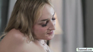 Seductive Trans lets sis friend fuck her asshole