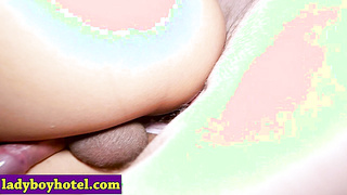 Big tits ladyboy having rough anal sex