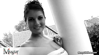 Big tits MILF anal gang bang fucked