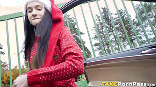 The tip of my huge boner reached the depths of Matty Mila Perezs tight cunt