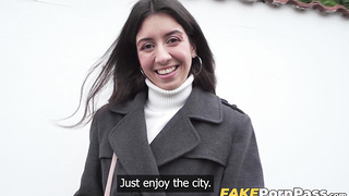 Petite house cleaner Katty West loves to suck and stroke my throbbing cock