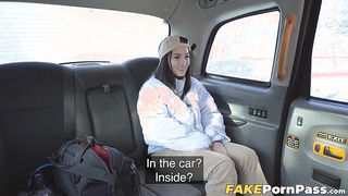 Film student Lucy Mendez and I created a magnificent sex scene in the cab