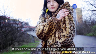 I shoved every inch of my cock deep into Crystal Cherrys hungry mouth and twat