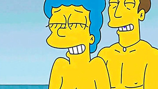 Marge Simpson cheating mom