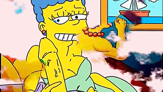 Marge Simpson cheating mom