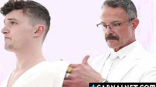 Reece Scott bareback fucks twink Grant Ducati