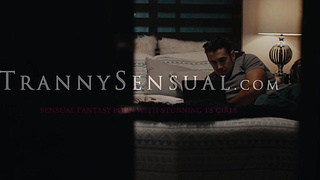 The throbbing manhood of Dante Colle disappeared inside the TS ass of Natalie Stone