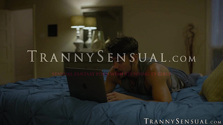 Bulky and sexy Dante Colle stretched my tight TS ass using his large dick