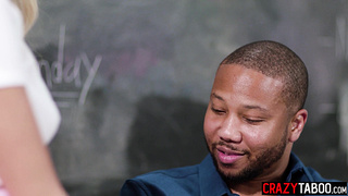 Naughty student Emma Hix fucks teacher