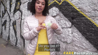 Wavy haired Tahlia Lane lost the game so she had to offer her cunt to me