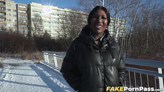 Witness how ebony Josy Blacks ass wiggles as I hammer her twat