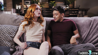 Teen stepsis luring bro into taboo fuck