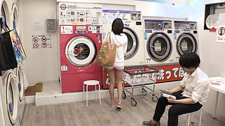 Hot Girl Seduces Dude In Public Laundry Asian Sex