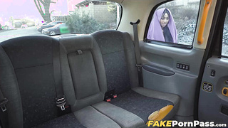 Busty Asian Yasmin Khan gets picked up by a taxi driver for a hardcore pounding