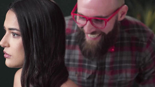 Celebrity sex doll Nuria Millan is eaten out and pounded by her lover