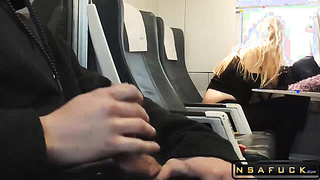 UNKNOWN  REAL TRAIN CUMSHOT IN THE MOUHT