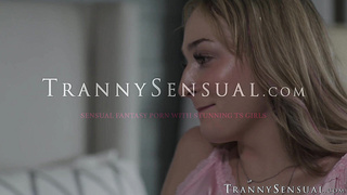 Stunning TS babe Haven Rose is all ready to receive barebacking from Joel Someone