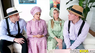 Amish housewives having their first fuck