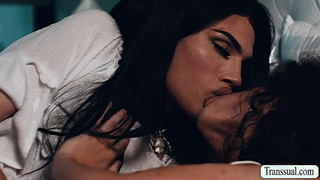 Big tits Tgirl Ariel Demure fucks hot stepsister