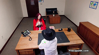 Halloween sucky fucky at the principals office