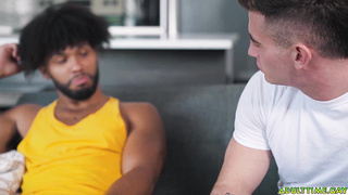 Tony Genius and Trevor Brooks jerk off together