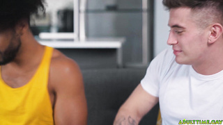 Tony Genius and Trevor Brooks jerk off together