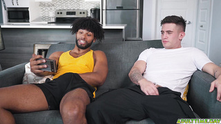 Tony Genius and Trevor Brooks jerk off together