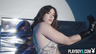 Perfect body petite teen Playboy model