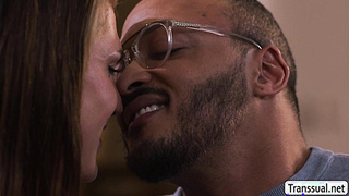 Nasty Trans Woman Kalli Grace suck and ride BBC